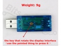 USB Tester met blauw OLED scherm 